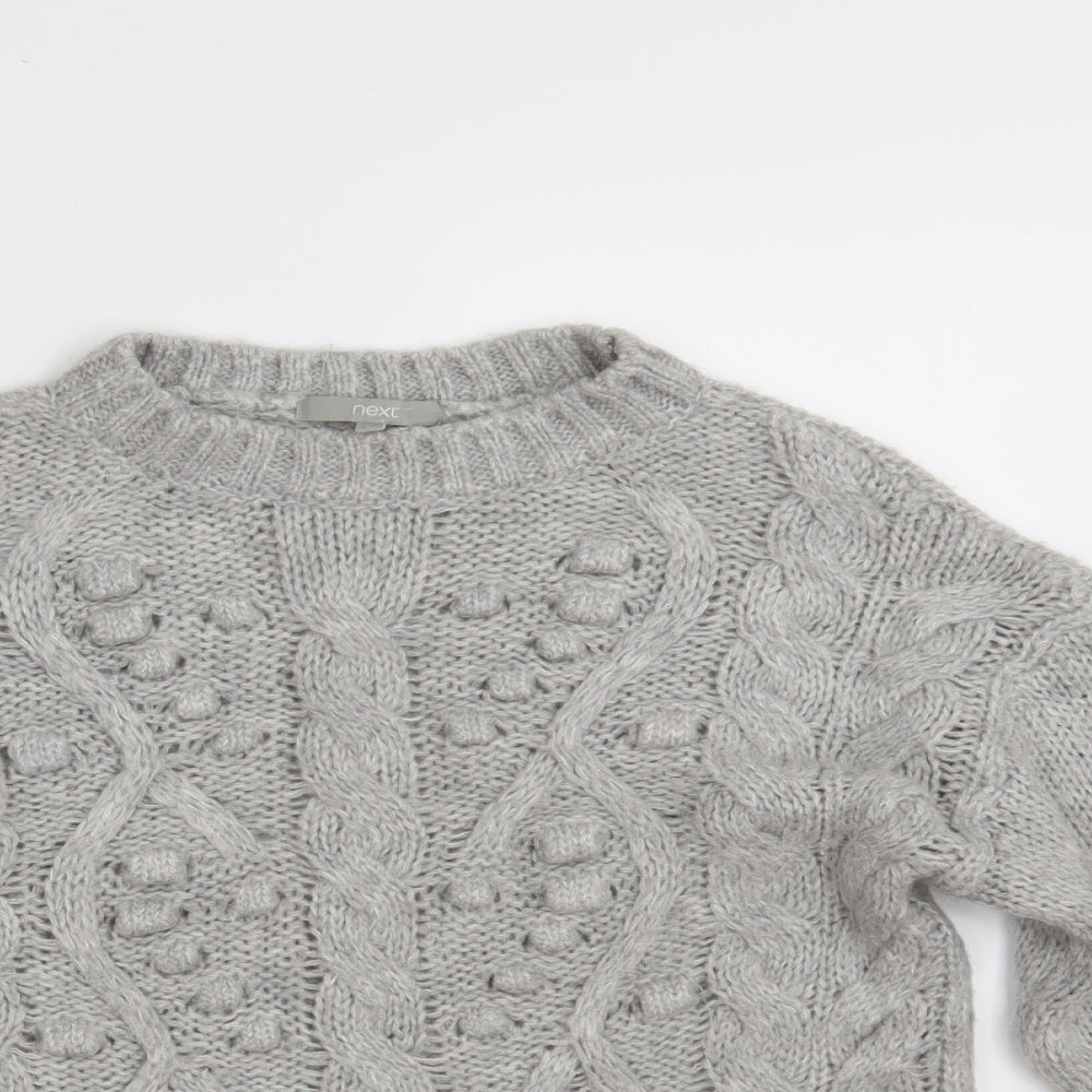 Womens UK Size S NEXT Grey Pullover Jumper