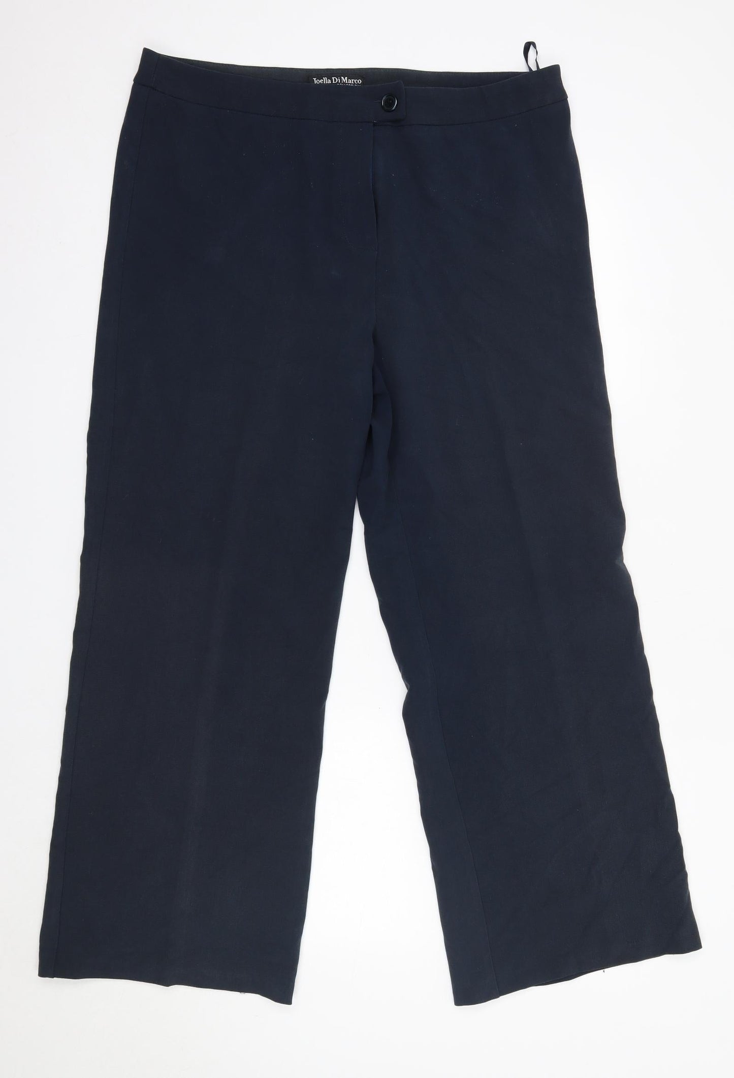 Womens UK Size L Joella Di Marco Regular Fit  Blue Trousers