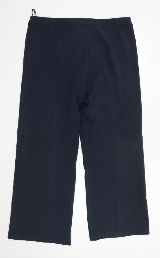 Womens UK Size L Joella Di Marco Regular Fit  Blue Trousers