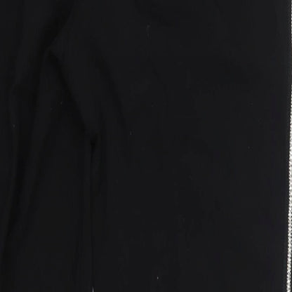 Womens UK Size 12 Studio Regular Fit Dress Pants Black Trousers