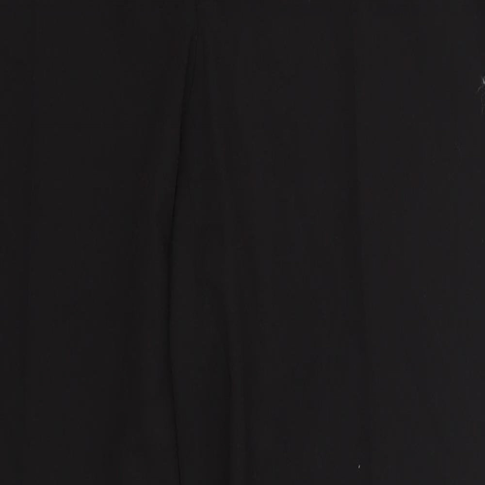 Womens UK Size 10 Dorothy Perkins Regular Fit Dress Pants Black Trousers