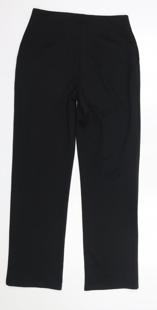 Matalan Womens Black  Polyester Dress Pants Trousers Size 8 L20 in Regular