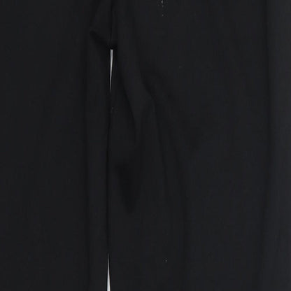 Matalan Womens Black  Polyester Dress Pants Trousers Size 8 L20 in Regular