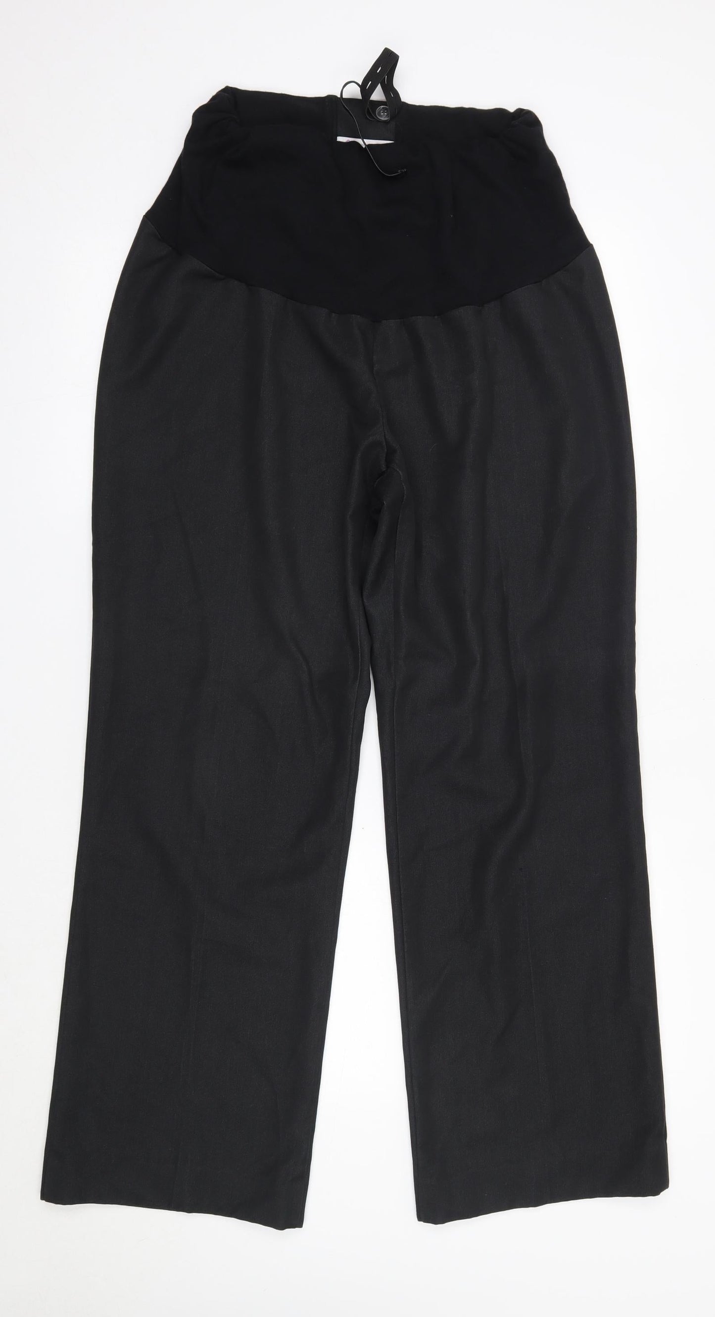 Gregz Womens Grey  Viscose Dress Pants Trousers Size XL L30 in Regular