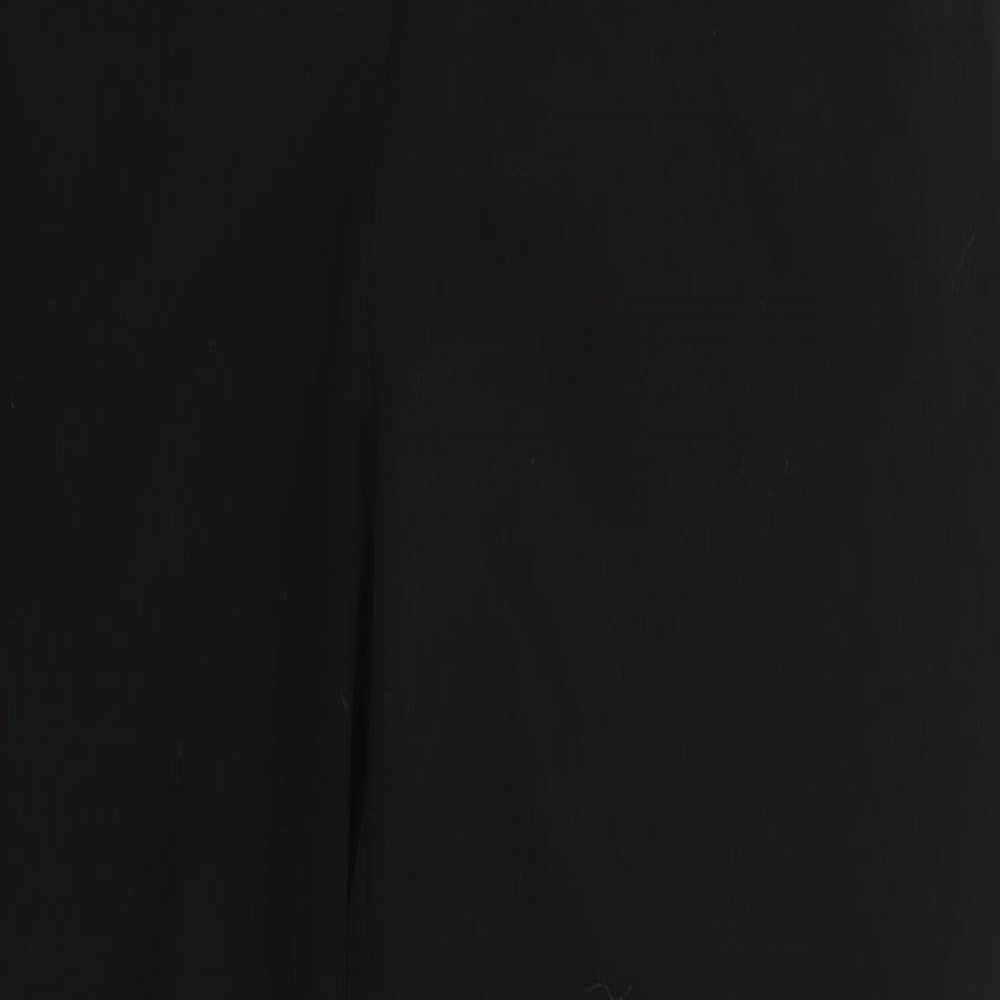 Womens UK Size 10 New Look Regular Fit Dress Pants Black Trousers