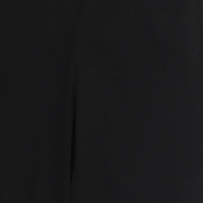 Womens UK Size 10 New Look Regular Fit Dress Pants Black Trousers