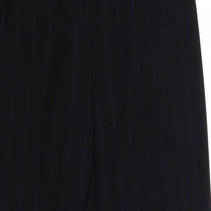 Womens UK Size 12 M&S Regular Fit Dress Pants Black Trousers