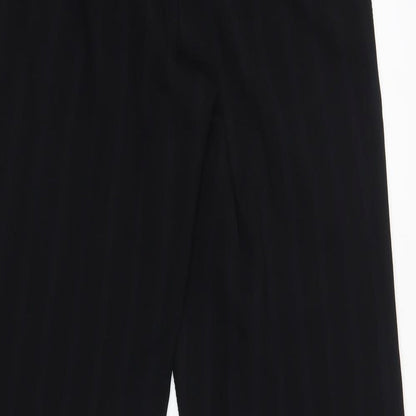 Womens UK Size 12 M&S Regular Fit Dress Pants Black Trousers