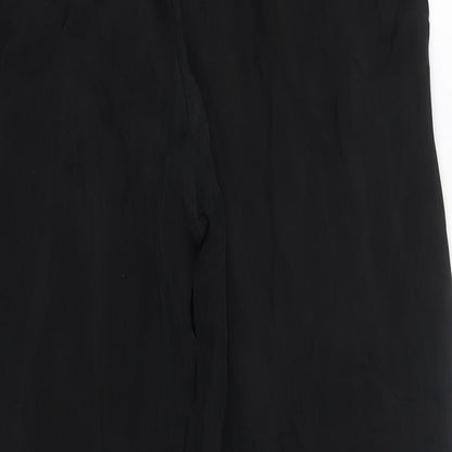 Womens UK Size 4 H&M Regular Fit  Black Trousers