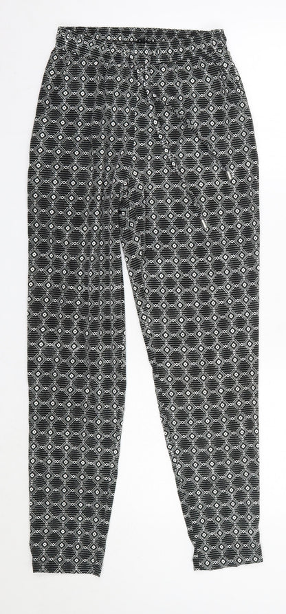 Womens UK Size 6 New Look Regular Fit Dress Pants Black Trousers