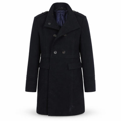Womens UK Size 10 Autograph Blue Overcoat