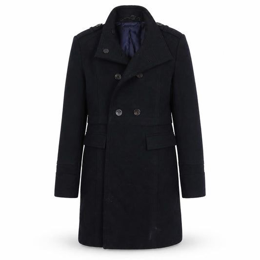 Womens UK Size 10 Autograph Blue Overcoat