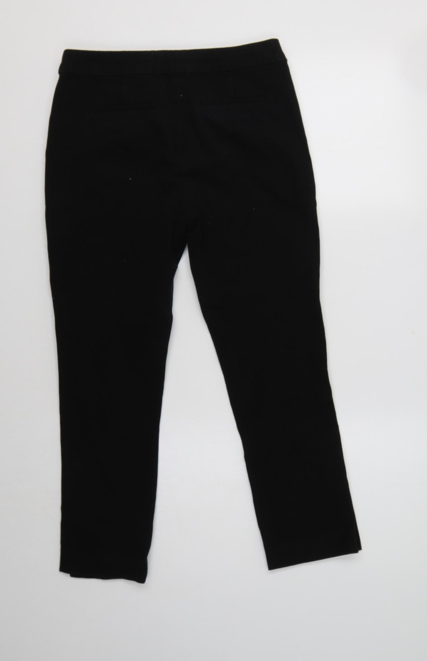 Country Road Womens Black  Cotton Trousers  Size 6 L24 in Regular