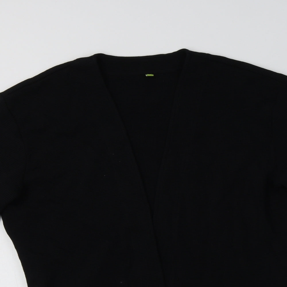 Womens UK Size 8 Preworn Black Cardigan Jumper