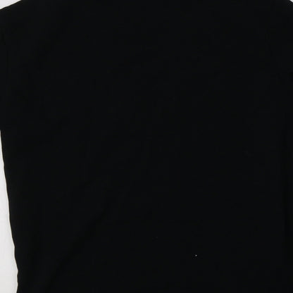 Womens UK Size 8 Preworn Black Cardigan Jumper
