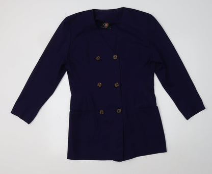 Ego Womens Purple   Jacket Blazer Size 10