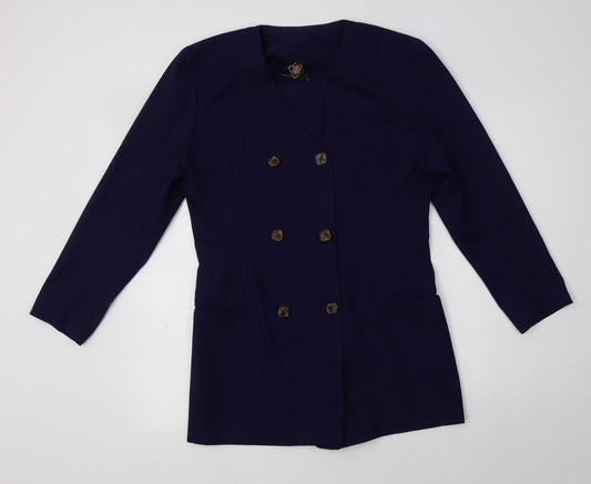 Ego Womens Purple   Jacket Blazer Size 10