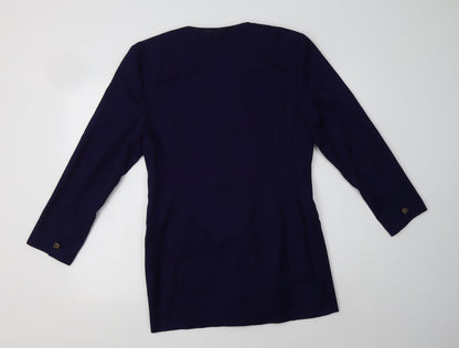 Ego Womens Purple   Jacket Blazer Size 10