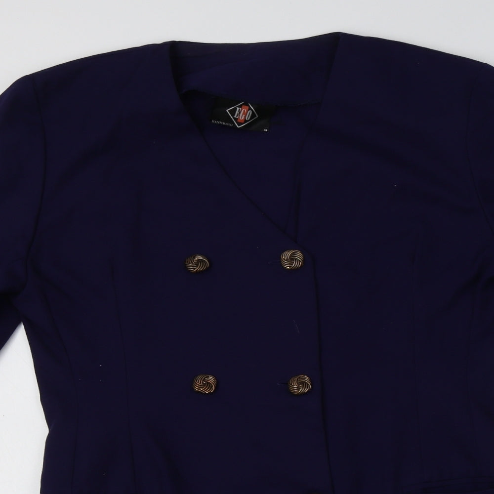 Ego Womens Purple   Jacket Blazer Size 10