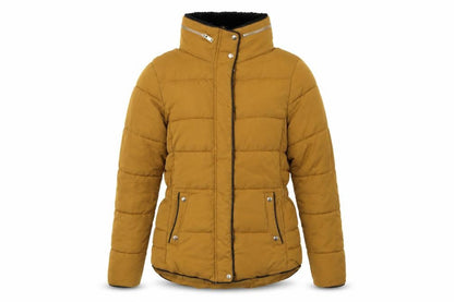New Look Womens Yellow   Puffer Jacket Jacket Size 8