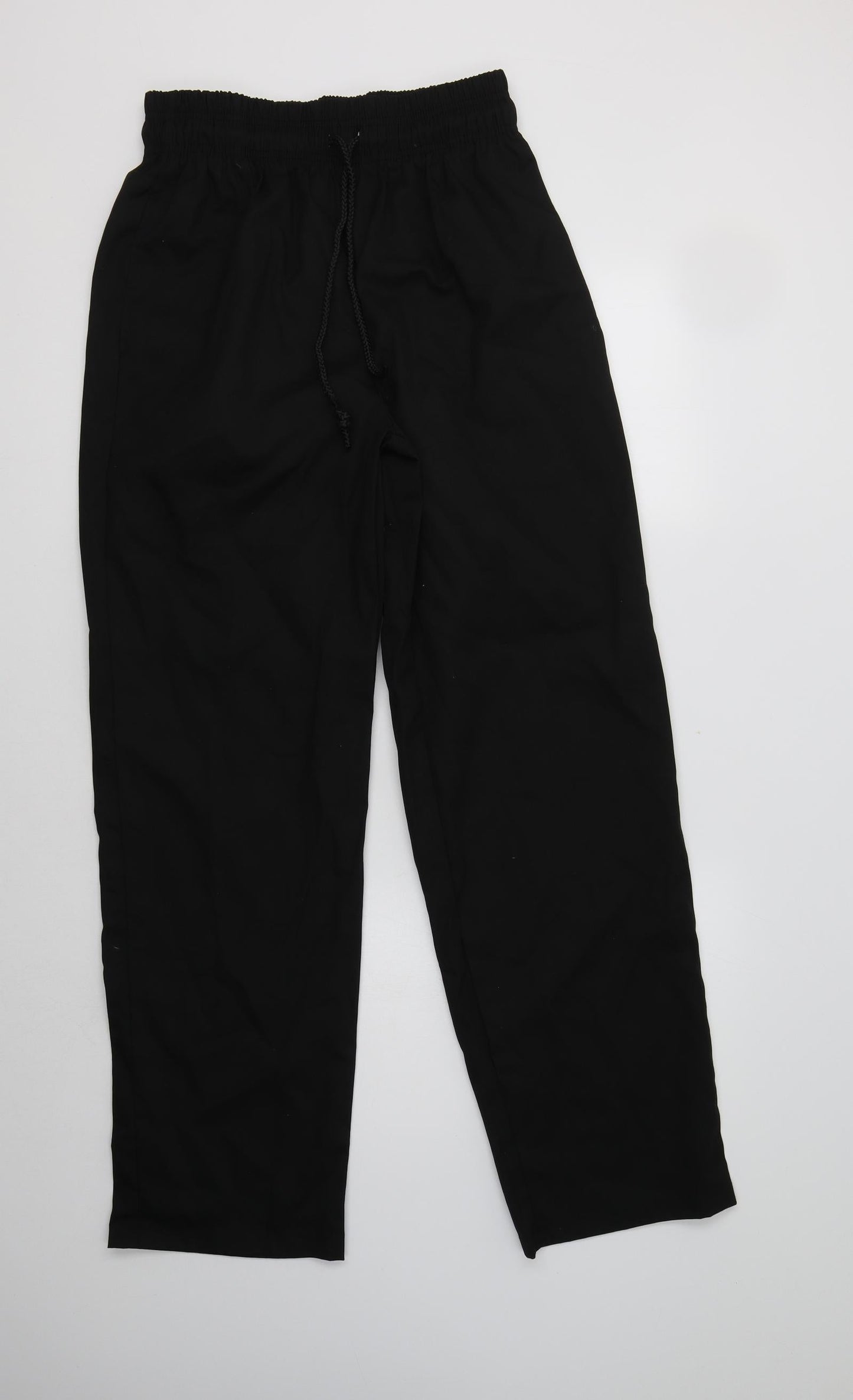 Pegasus Mens Black  Cotton Trousers  Size S L33 in Regular