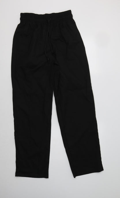 Pegasus Mens Black  Cotton Trousers  Size S L33 in Regular