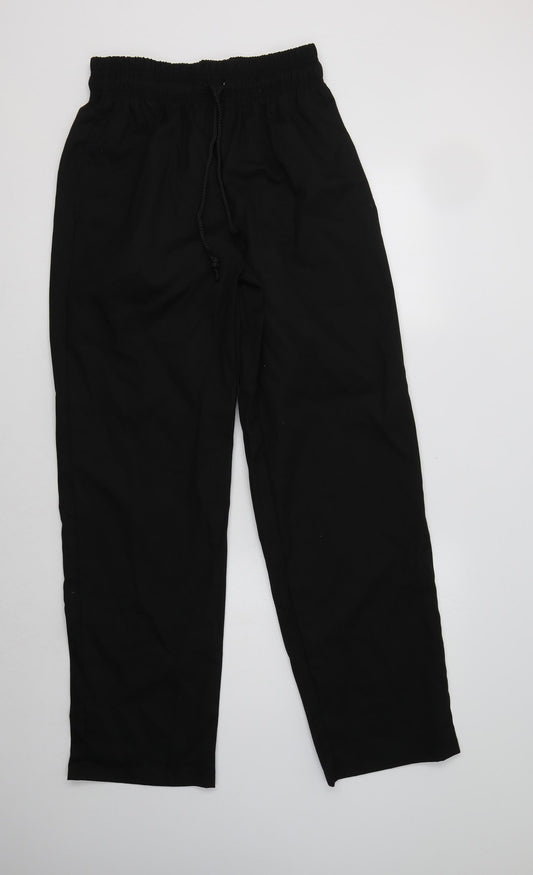 Pegasus Mens Black  Cotton Trousers  Size S L33 in Regular