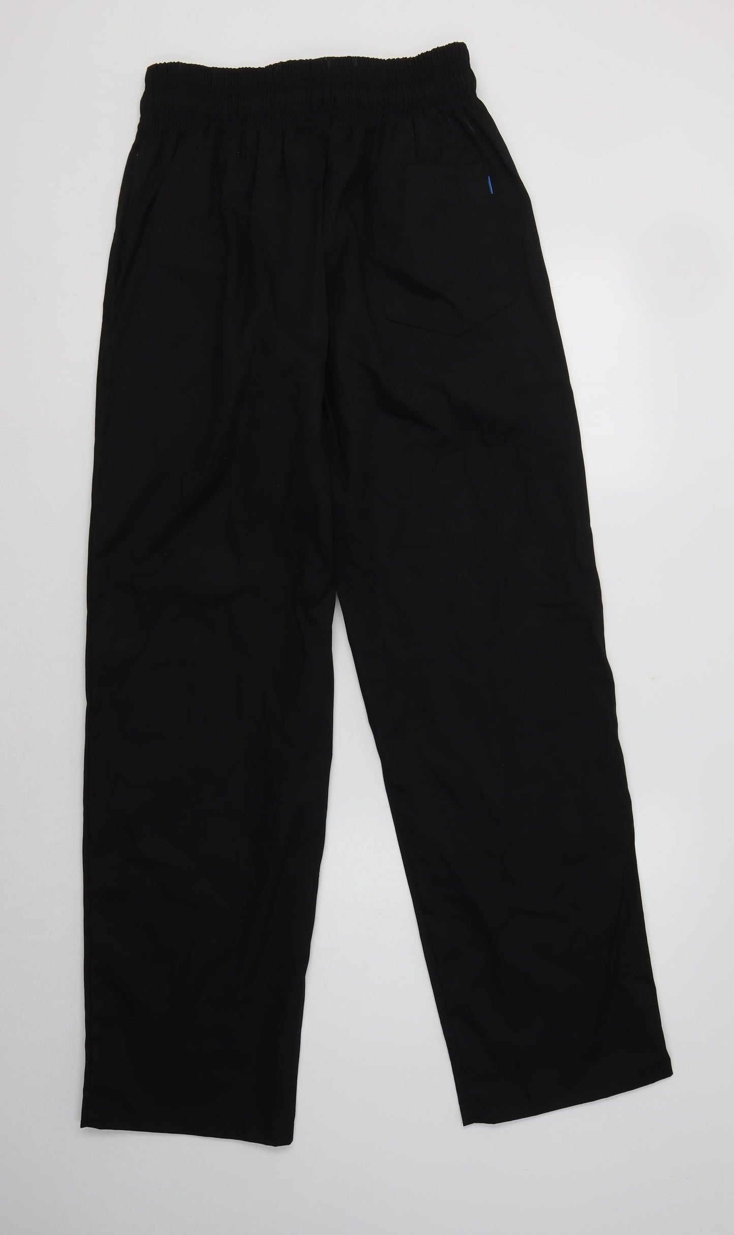 Pegasus Mens Black  Cotton Trousers  Size S L33 in Regular