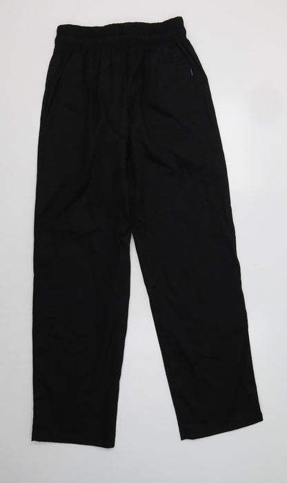 Pegasus Mens Black  Cotton Trousers  Size S L33 in Regular