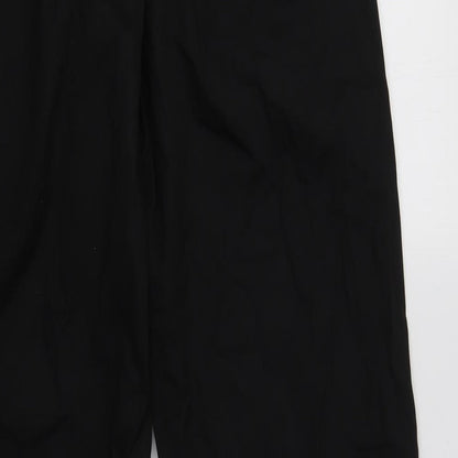 Pegasus Mens Black  Cotton Trousers  Size S L33 in Regular