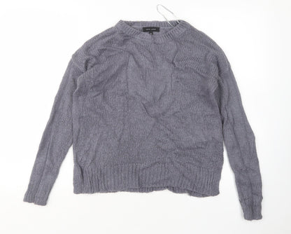 Womens UK Size S New Look Grey Pullover Jumper