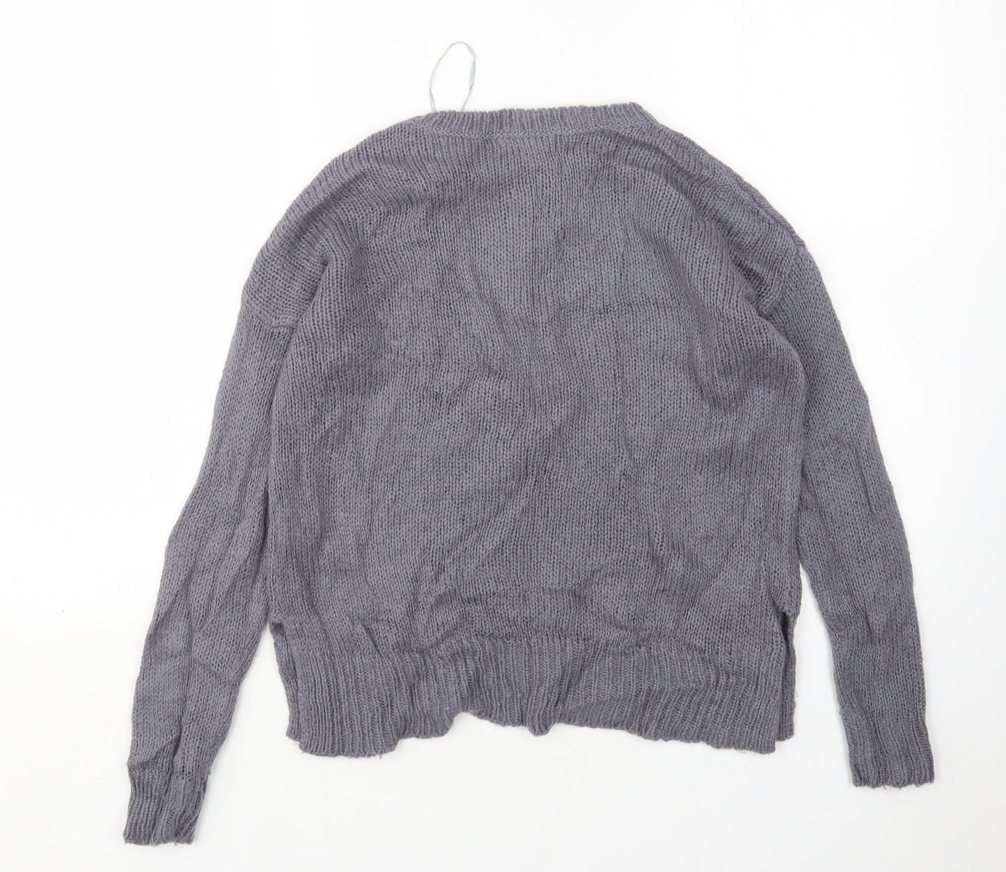 Womens UK Size S New Look Grey Pullover Jumper
