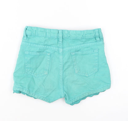 John Lewis Girls Green  Cotton Bermuda Shorts Size 5 Years  Regular