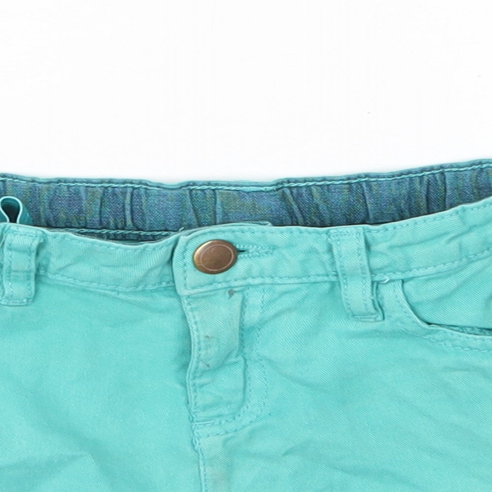 John Lewis Girls Green  Cotton Bermuda Shorts Size 5 Years  Regular