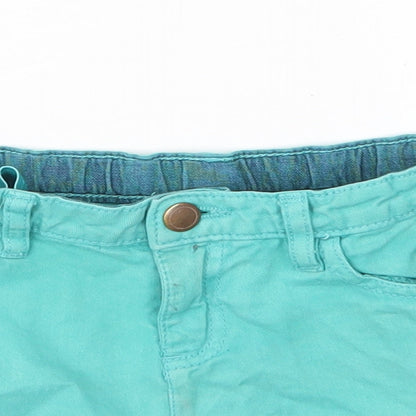 John Lewis Girls Green  Cotton Bermuda Shorts Size 5 Years  Regular
