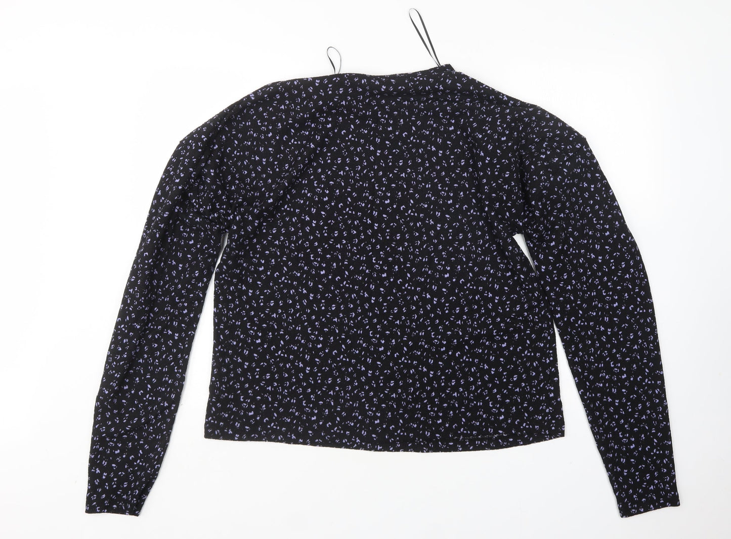 F&F Womens Multicoloured Round Neck Animal Print Polyester Pullover Jumper Size 14