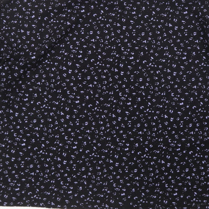 F&F Womens Multicoloured Round Neck Animal Print Polyester Pullover Jumper Size 14