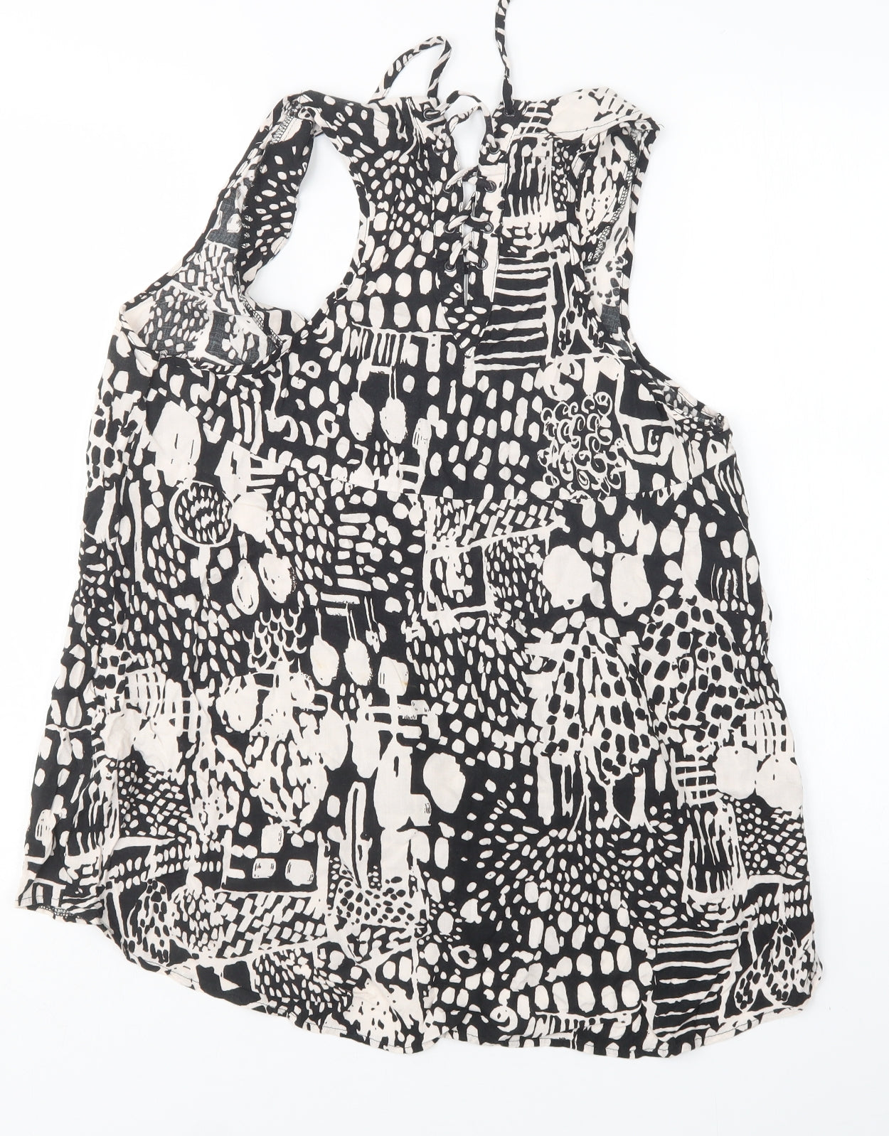 Womens UK Size 14 New Look Multicoloured Basic Blouse