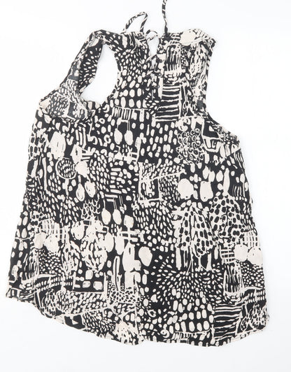 Womens UK Size 14 New Look Multicoloured Basic Blouse