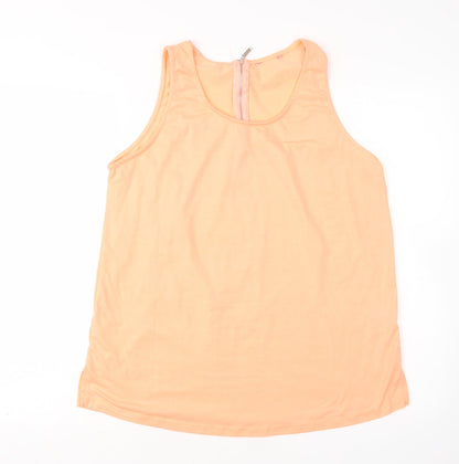 Womens UK Size 16 Peacocks Pink Basic Tank