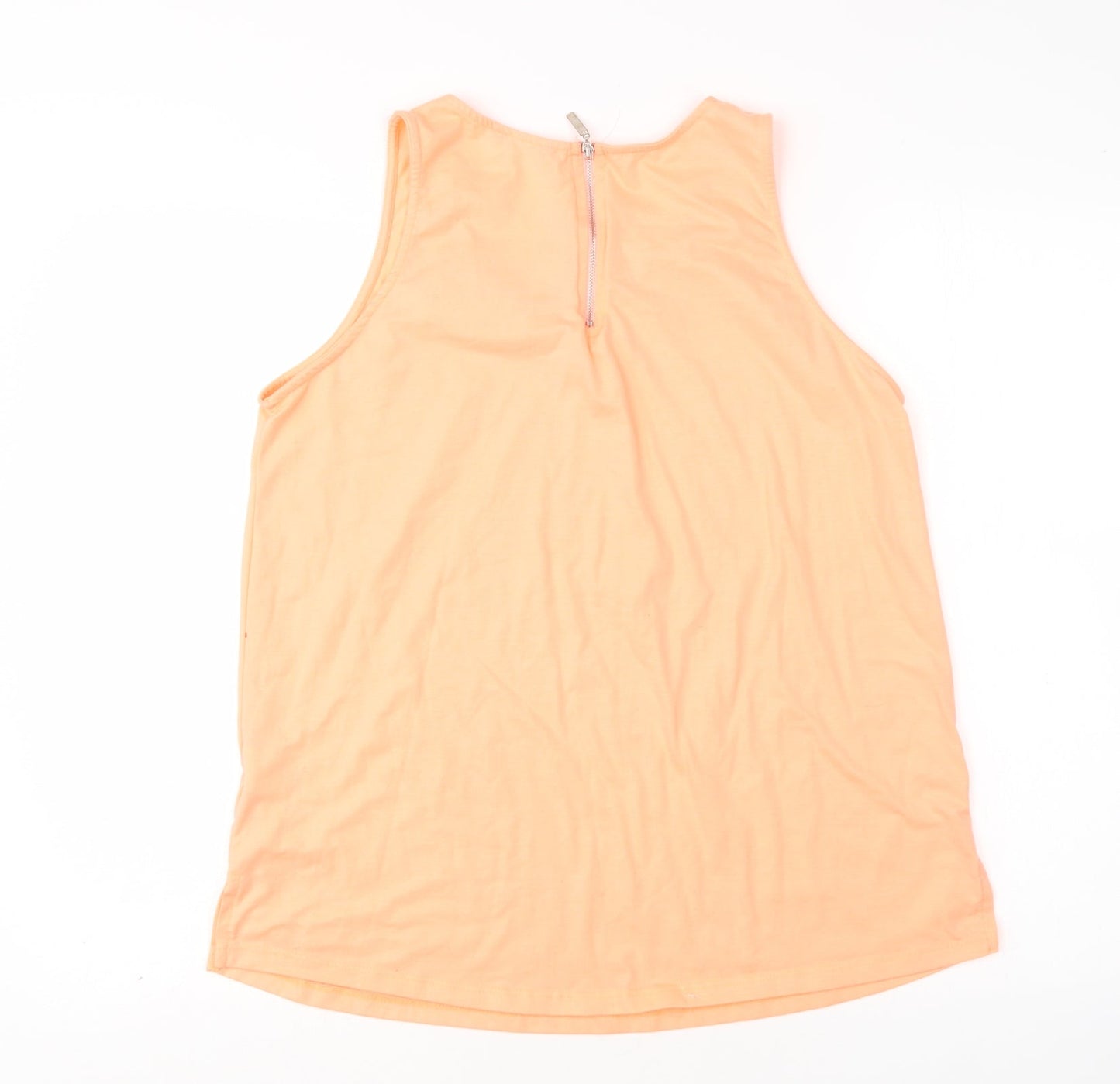 Womens UK Size 16 Peacocks Pink Basic Tank