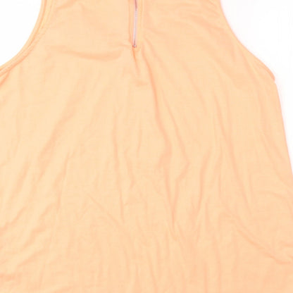 Womens UK Size 16 Peacocks Pink Basic Tank