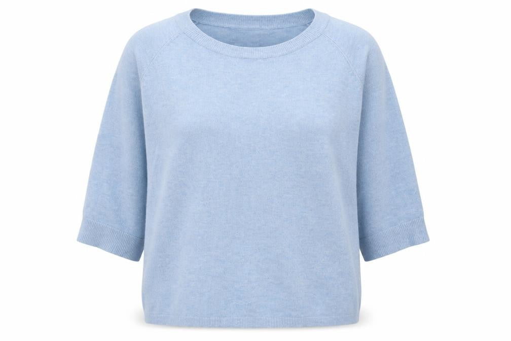 Womens UK Size S VERO MODA Blue Pullover Jumper