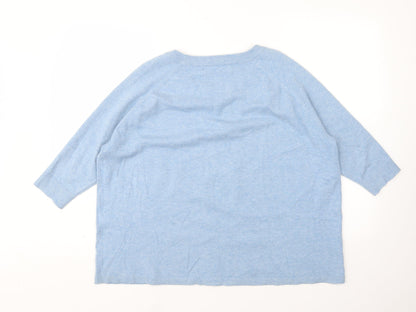 Womens UK Size S VERO MODA Blue Pullover Jumper