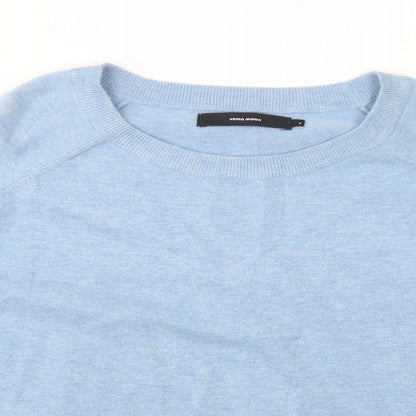 Womens UK Size S VERO MODA Blue Pullover Jumper