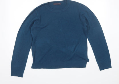 Womens UK Size 14 Marks and Spencer Blue Pullover Jumper