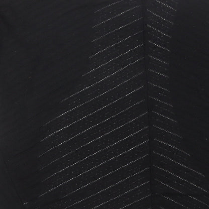 Aeropastale Womens Black V-Neck  Polyester Shrug Jumper Size XS