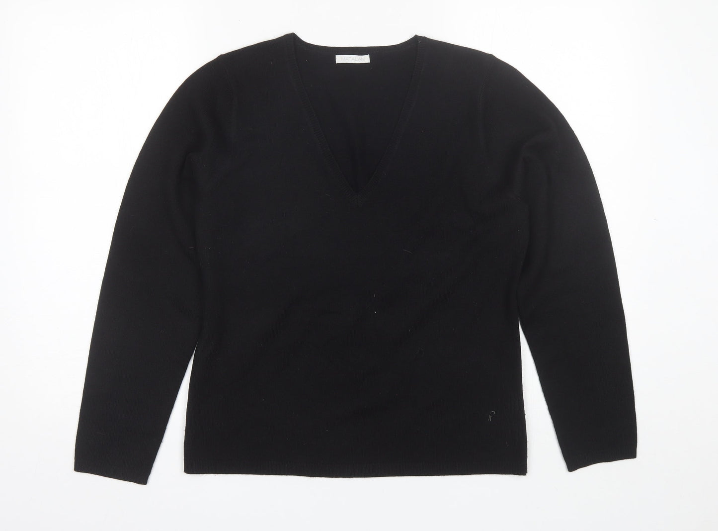 Womens UK Size 12 Matalan Black Pullover Jumper