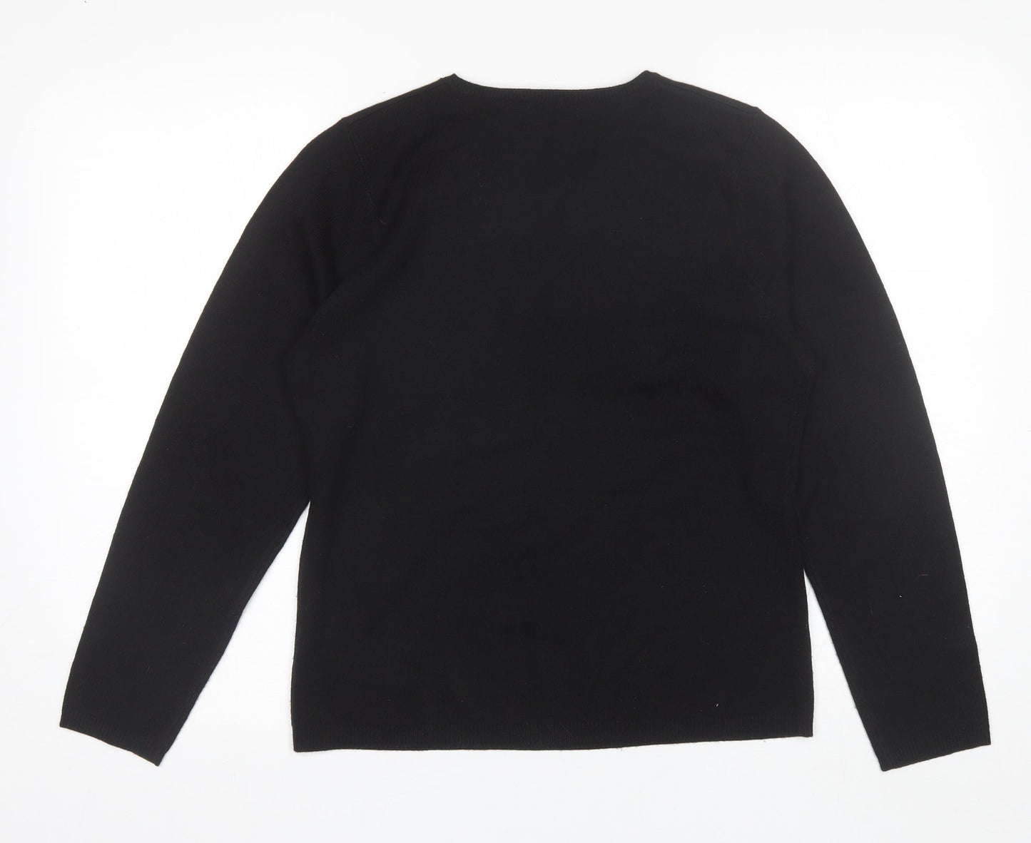 Womens UK Size 12 Matalan Black Pullover Jumper