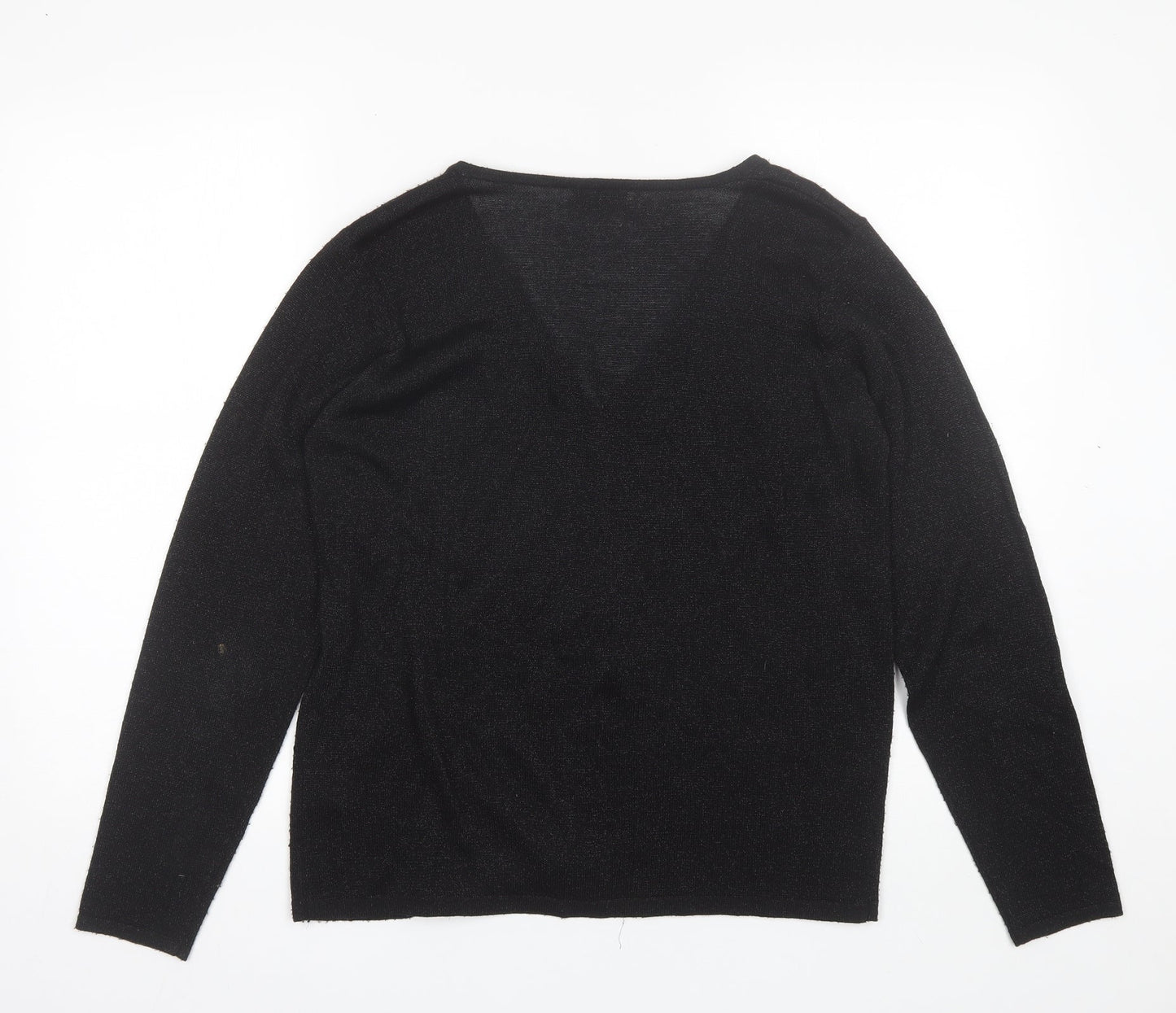 Womens UK Size S Soon Black Cardigan Jumper
